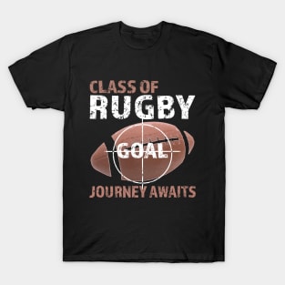 American Football Class of Rugby Journey Awaits T-Shirt